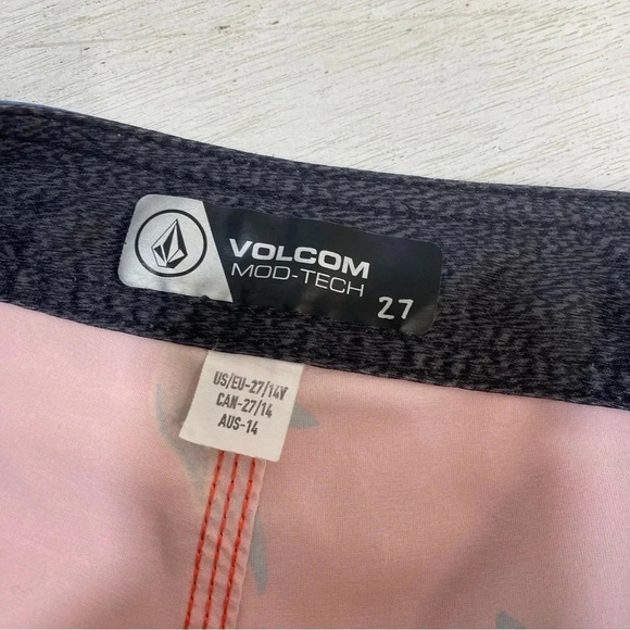 Volcom 27 / XS MEN’s Floral Swim Trunks Boardshorts - Picture 4 of 5